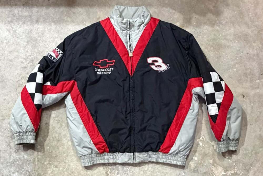 Vintage Nutmeg Dale Earnhardt Intimidator Racing Jacket Size XL